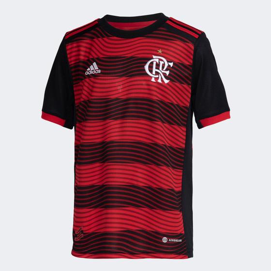 Camisa Flamengo Juvenil I 22/23 s/n Torcedor Adidas Menor preço em Camisa Flamengo Juvenil I 22/23 s/n Torcedor Adidas