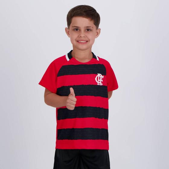 Imagem de Camisa Flamengo Manto Infantil Vermelha