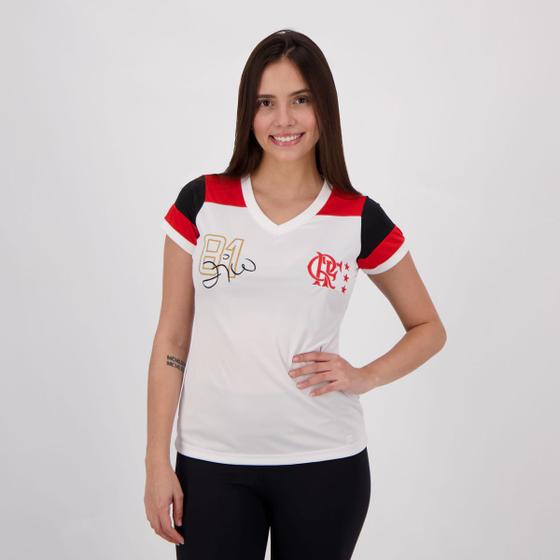Imagem de Camisa Flamengo Zico Retrô Feminina