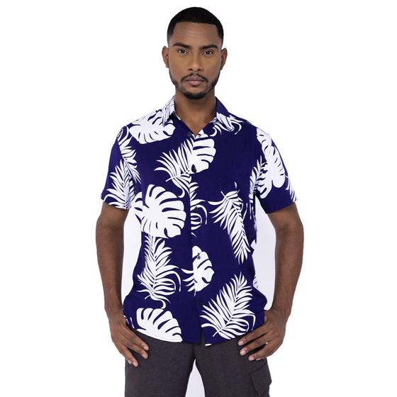 Imagem de Camisa Floral Social Florida Masculina Havaiana Estampa
