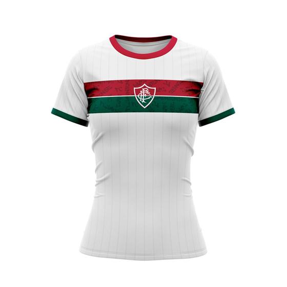 Imagem de Camisa Fluminense Baby Look Stencil - Feminina