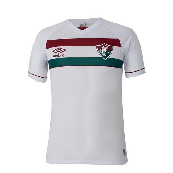 Imagem de Camisa Fluminense Branca 2023 Uniforme 2 Umbro Original 