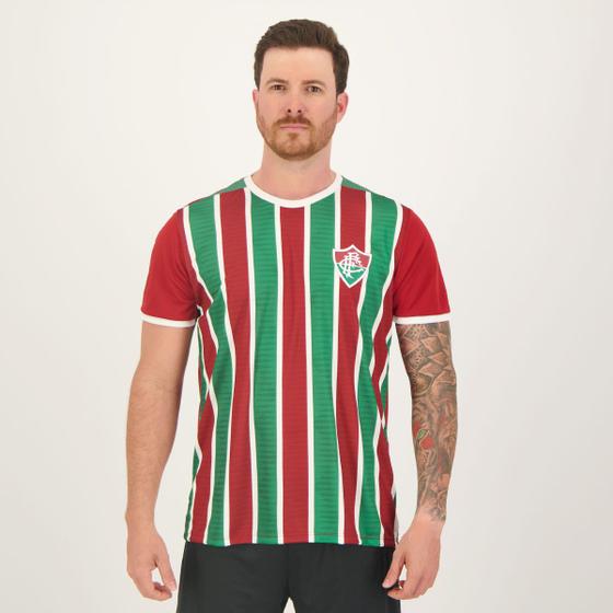 Imagem de Camisa Fluminense Epoch Branca Vinho e Verde