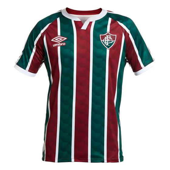 Camisa Fluminense I 20/21 Masculina - Vinho+Verde Menor preço em Camisa Fluminense I 20/21 Masculina - Vinho+Verde