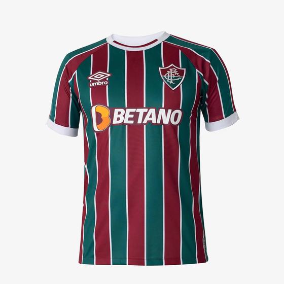 Imagem de Camisa Fluminense I 23/24 s/n Torcedor Umbro Masculina - Verde+Vinho