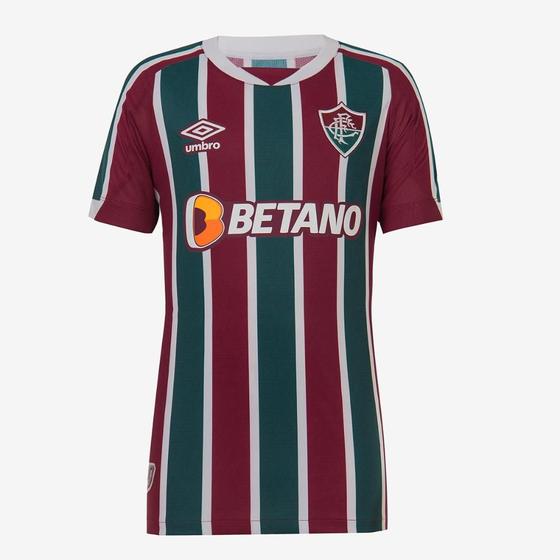 Camisa Fluminense Juvenil I 22/23 s/n Torcedor Umbro Menor preço em Camisa Fluminense Juvenil I 22/23 s/n Torcedor Umbro