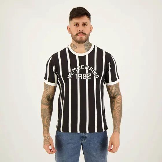 Imagem de Camisa Futebol Masculina Corinthians Democracia 1982 Retrô