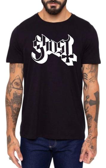 Imagem de Camisa Ghost Banda Heavy Metal Camisa Masculina 100% Algodão