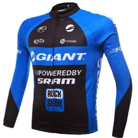 Imagem de Camisa Giant Manga Longa Ciclismo Esportes Bike Mtb Dry Fit