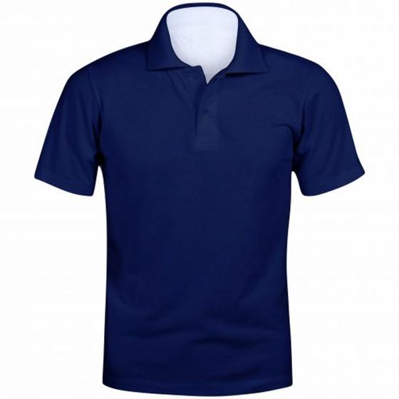 Imagem de Camisa Gola Polo 100% Algodão Camiseta Alta Qualidade Premium