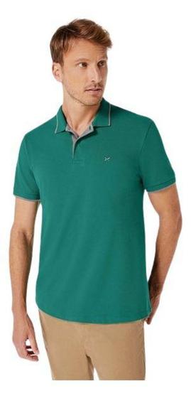 Imagem de Camisa Gola Polo Hering Original Básica Masculina Piquet Com Bordado