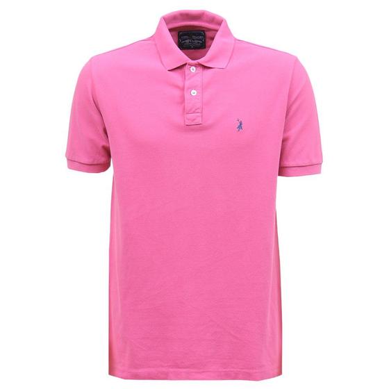 Imagem de Camisa Gola Polo Masculina Austin Western Rosa 32400