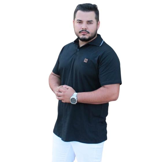 Imagem de Camisa Gola Polo masculina G1 G2 G3  Puls Size 100% Algodão