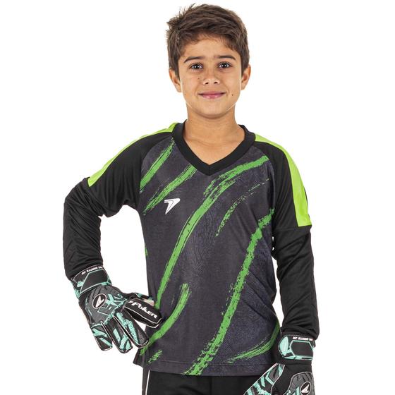 Imagem de Camisa Goleiro Manga Longa Sublimada Orbit Junior 04459