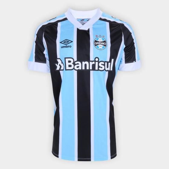 Camisa Grêmio I 21/22 s/n Jogador Umbro Masculina Menor preço em Camisa Grêmio I 21/22 s/n Jogador Umbro Masculina