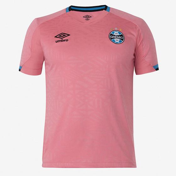 Camisa Grêmio Outubro Rosa 22/23 s/n Torcedor Umbro Masculina Menor preço em Camisa Grêmio Outubro Rosa 22/23 s/n Torcedor Umbro Masculina