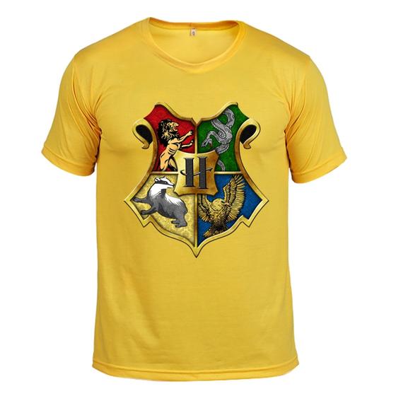 Imagem de Camisa Harry Potter Hogwarts Escola Magias 100% Algodão Adulto