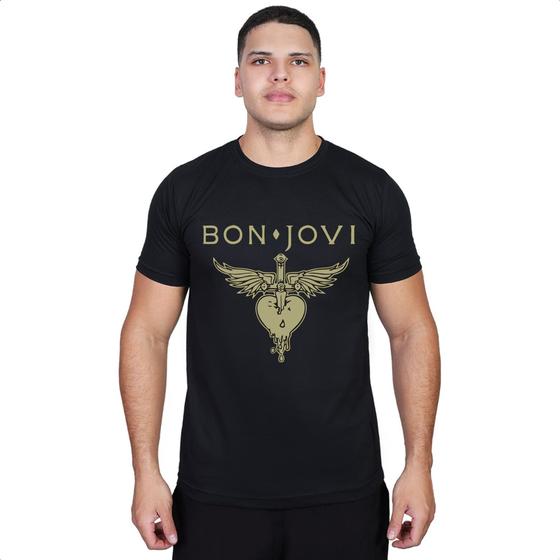 Imagem de Camisa Infantil Bon Jovi Estampa Fãs Rock Banda