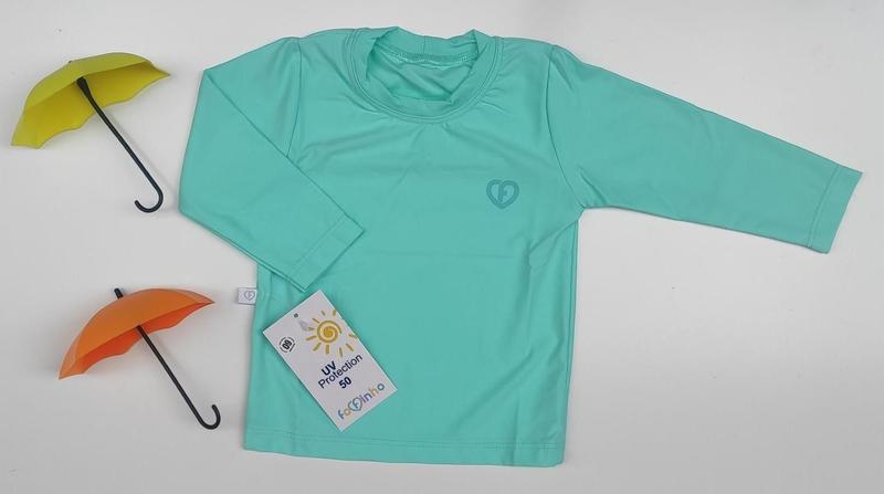 Imagem de Camisa infantil com proteção Uv 50 moda praia e piscina