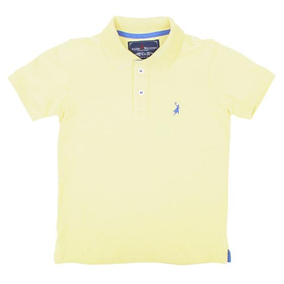 Imagem de Camisa Infantil Gola Polo Amarela Austin Western 32481