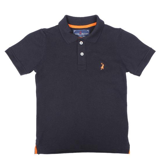 Imagem de Camisa Infantil Gola Polo Preta Austin Western 32476