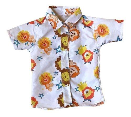 Imagem de Camisa Infantil Temática Rei Leão Baby Bebe e Gravata