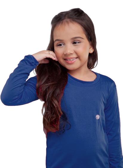 Imagem de Camisa Infantil Térmica Uv50+ Proteção Solar Menina 