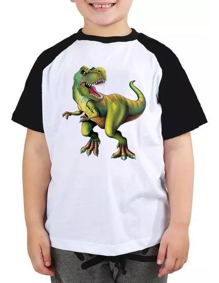 Camisa infantil Tiranossauro T-rex Dinossauro menino - Mago das Camisas - Camisa Infantil - Magazine