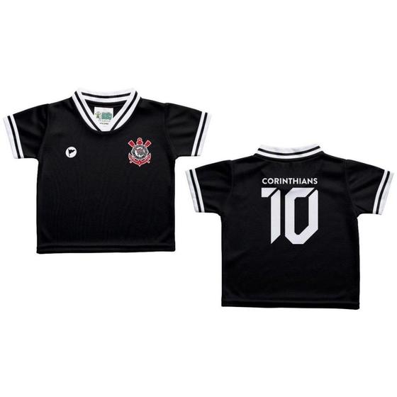 Imagem de Camisa infantil torcida baby corinthians estilo bebê oficial