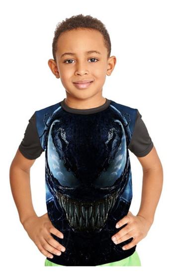 Imagem de Camisa Infantil Venom Full Print Ref:105