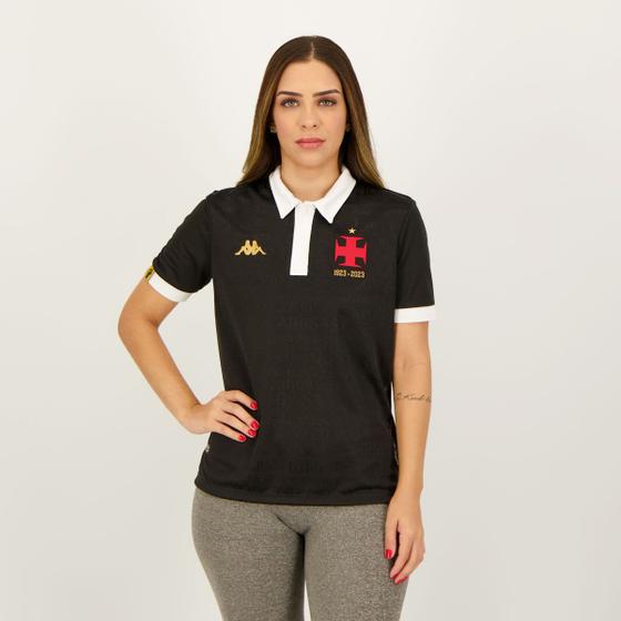 Imagem de Camisa Kappa Vasco III 2023 Feminina