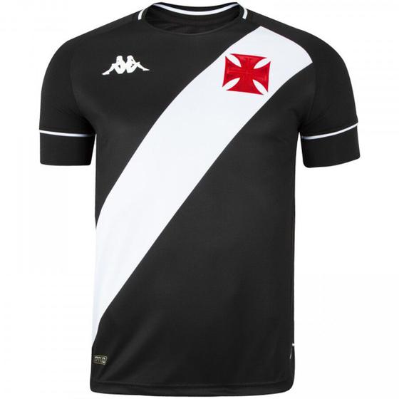 Imagem de Camisa Kappa Vasco Masc Oficial 1 2020 - S/N Preta