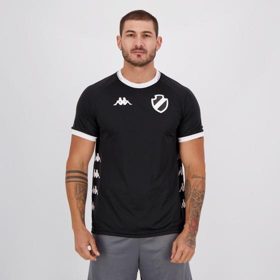 Imagem de Camisa Kappa Vasco Supporter Caravela II Preta