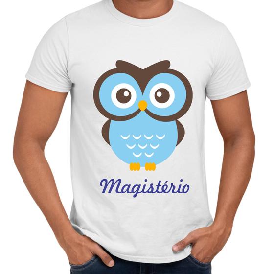 Imagem de Camisa Magistério Professor Profissão Coruja