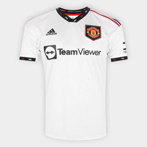 Camisa Manchester United Away 22/23 s/n Torcedor Adidas Masculina Menor preço em Camisa Manchester United Away 22/23 s/n Torcedor Adidas Masculina