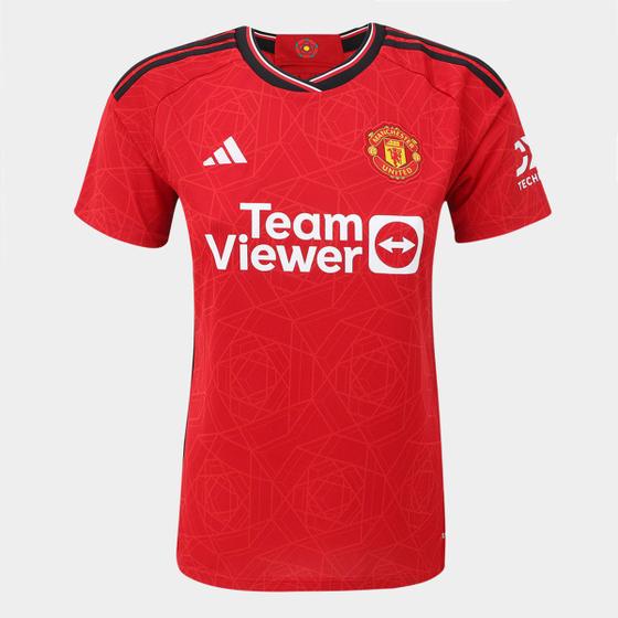 Imagem de Camisa Manchester United Home 23/24 s/n Torcedor Adidas Feminina