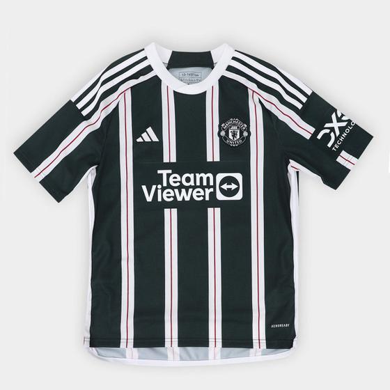 Imagem de Camisa Manchester United Juvenil Away 23/24 s/n Torcedor Adidas