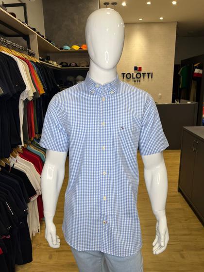 Imagem de Camisa manga curta xadrez tommy hilfiger