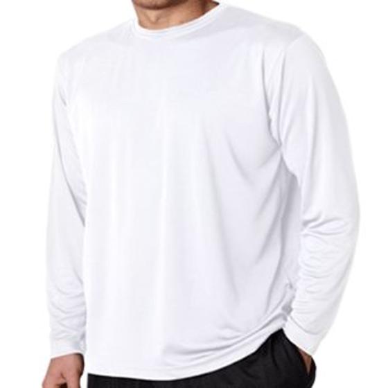 Imagem de  - Camisa Manga Longa Masculina 100% Algodão Blusa Comprida Premium