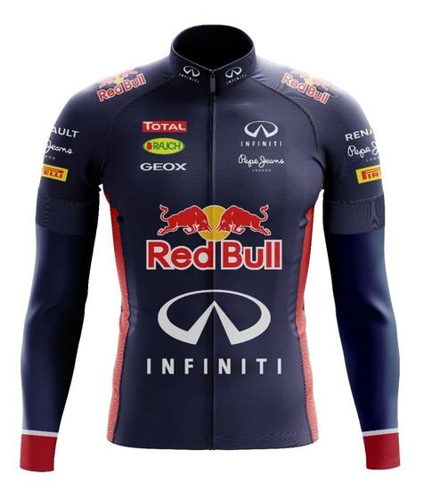 Imagem de Camisa Manga Longa Red Bull Ciclismo Zíper Mtb