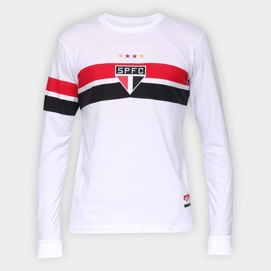 Imagem de Camisa Manga Longa São Paulo I 2005 Retrô Mania Masculina