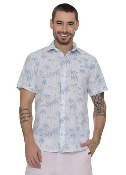 Imagem de Camisa Masc. Manga Curta Slim Lado Avesso Yacht Master - Branco