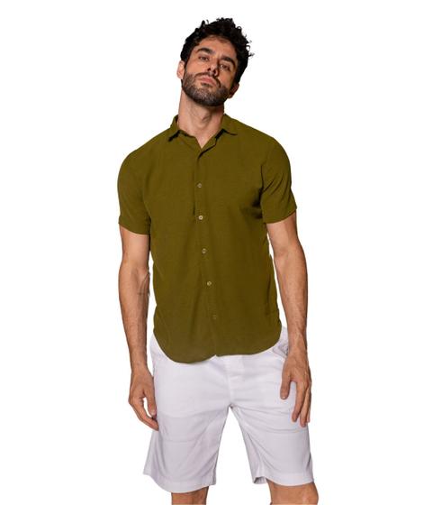 Imagem de Camisa Masculina AirFlow Amassadinho Liso