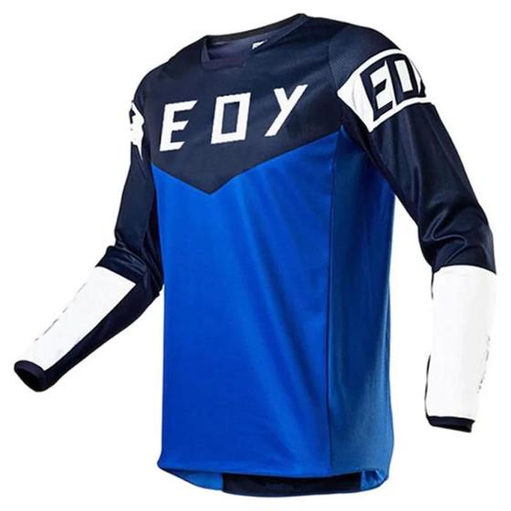 Imagem de Camisa Masculina de Manga Comprida para Motocross, MTB e Ciclismo - Ideal para Off-Road e DH