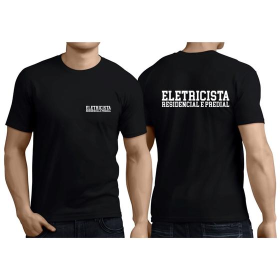 Imagem de Camisa Masculina Eletricista Residencial E Predial Camisa Uniforme