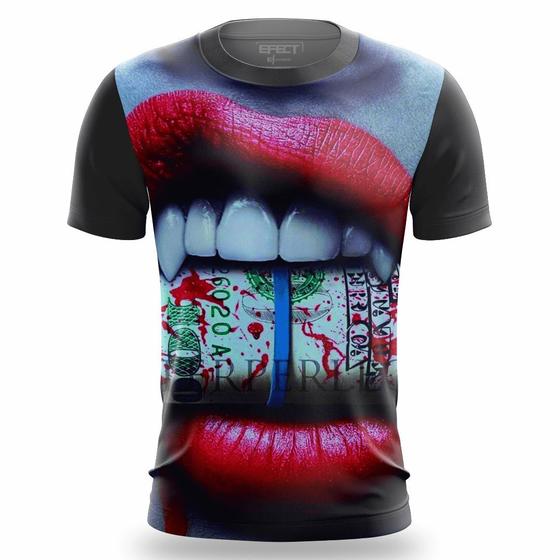 Imagem de Camisa Masculina Estampada Vamp Dolar Camiseta Verão Tecido Macio