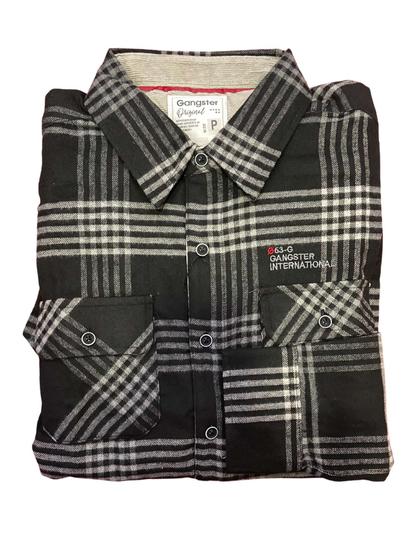 Imagem de Camisa Masculina Flanelada Xadrez Gangster