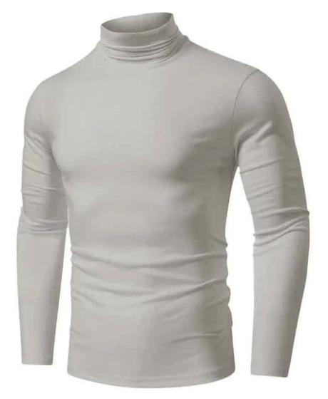 Imagem de Camisa masculina gola alta/segunda pele/com proteção uv fator 50