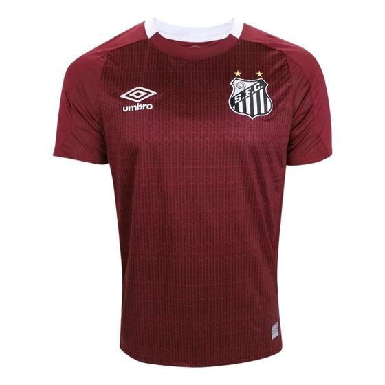 Imagem de Camisa Masculina Goleiro Santos Torcedor 2022 Vinho