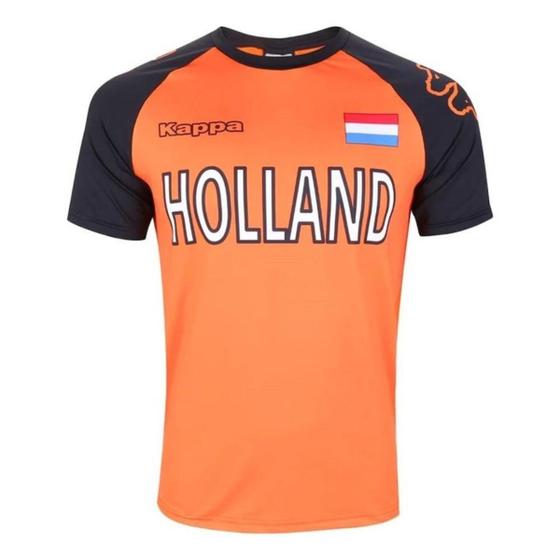 Imagem de Camisa Masculina Holanda Laranja Kappa 